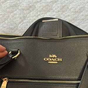 Coach Crossgrain Gallery Tote Navy